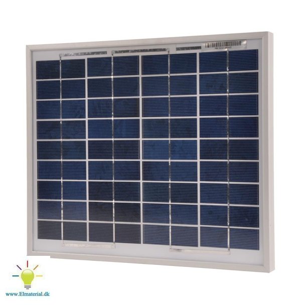 Solpanel med regulator 2A (10W)