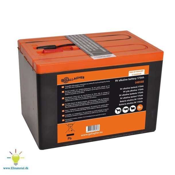 Powerpack batteri (9V, 175Ah)