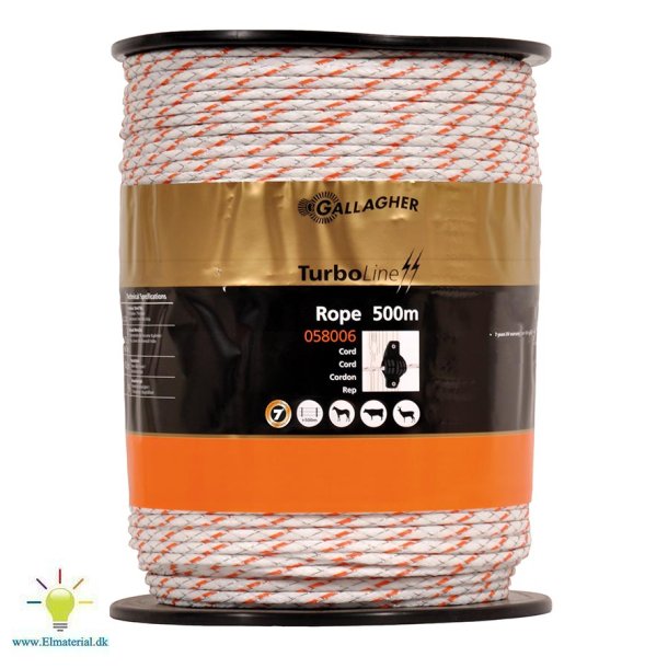TurboLine-reb hvid 500 m