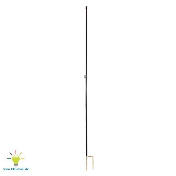 Hjortepl i plast, sort 2,00 m (10)