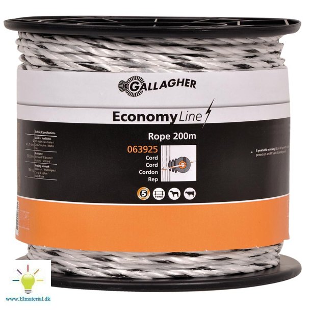 EconomyLine-elreb hvid 200 m