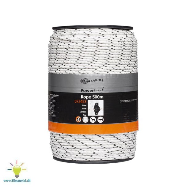 PowerLine-elreb hvid 500 m