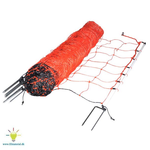 Nethegn til fr, orange 90cm, 50m