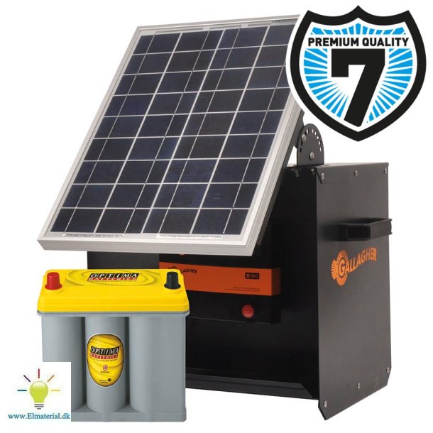 S180 (Solpanelboks + B180 + 20W + Optima 2,7l)