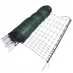 Net staket för kycklingar, Grön 112cm, 50m