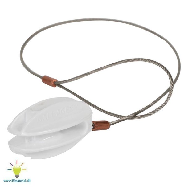 Hjrneisolator forstrket hvid inkl rustfri stltrd (5)