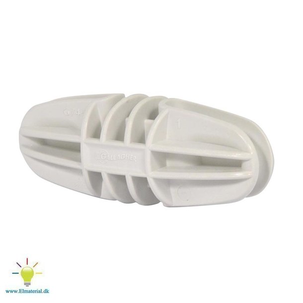 Hjrneisolator Ekstra hjspnding, hvid, (100)