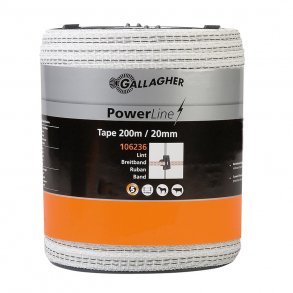 Powerline Band 20mm Vit 200m