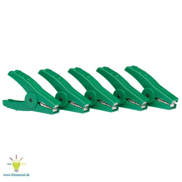 Crododile clip grn (5)
