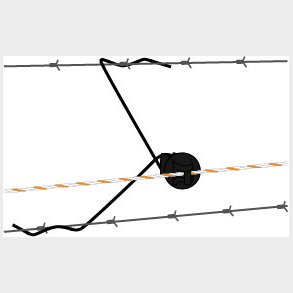 Distanshllare PinLock Black 30 cm (25)