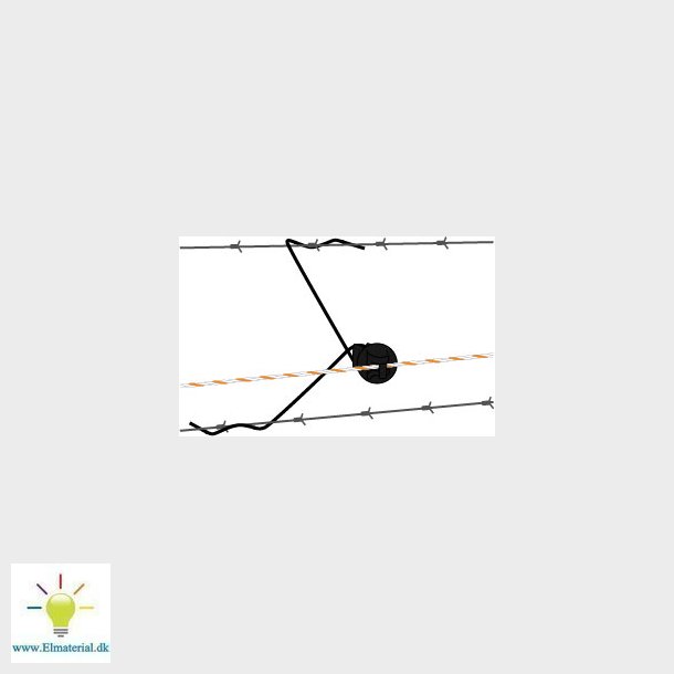 Afstandsholder pinlock sort 30 cm (25)