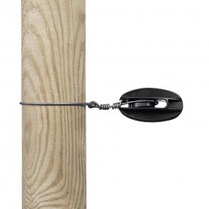 Hjrneisolator forstrket, sort, (5)