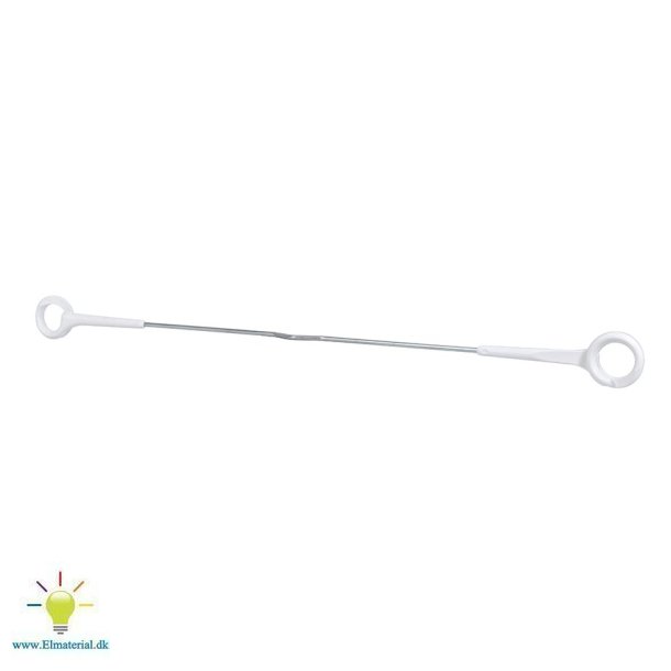 Dobbelt Afstandsholder pigtail hvid 80 cm (5)
