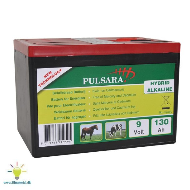 Hybrony-Alkaline Batteri High Energy 9V / 130AH Liten Box