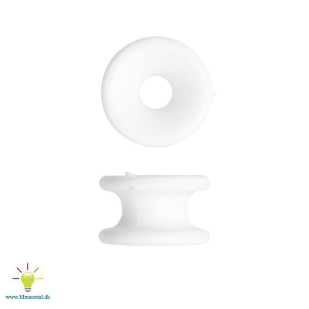 Strammeisolator hvid (25)