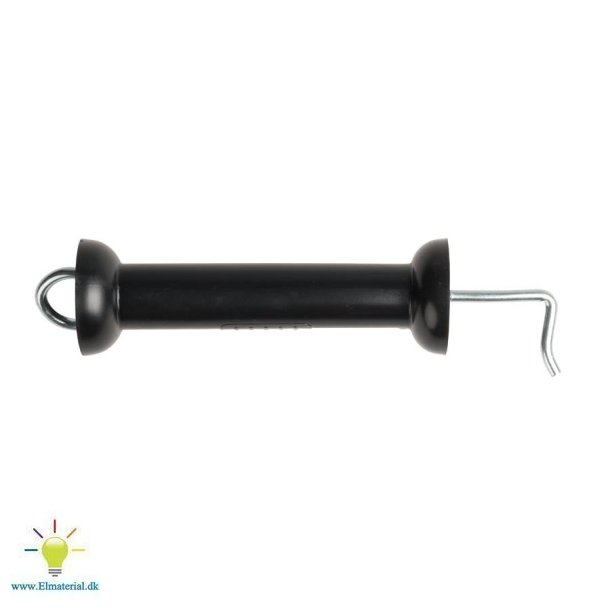 LED-handtag med tryckfj&auml;der med &ouml;ppen krok, svart (1)