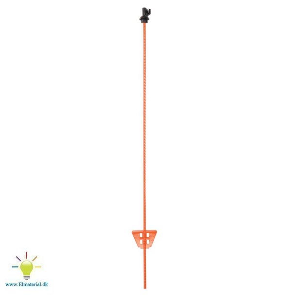 Fjederstlspl 1,00m orange med sort isolator (1)