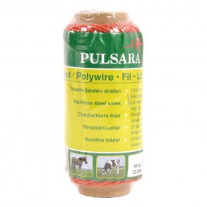 Polywire, 3 SS-trde, orange, 100m