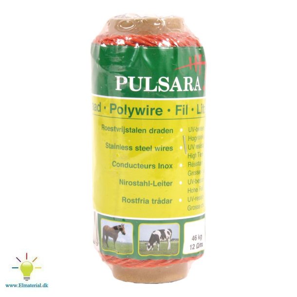 Polywire, 3 SS-trde, orange, 100m