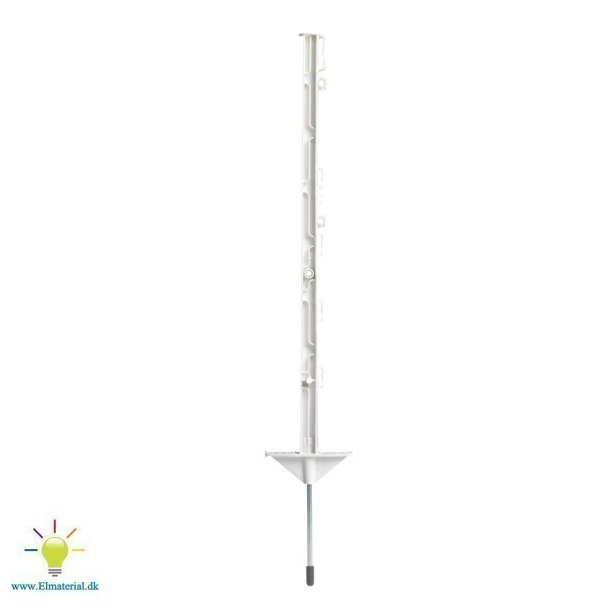 Plastpl 0,75m hvid (10)