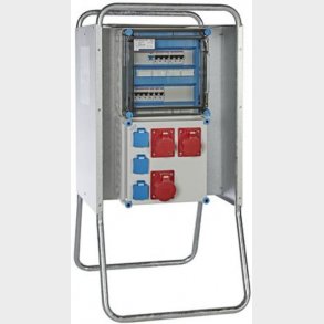 Byggarbetsplatsbräda för kabelmätning 63A