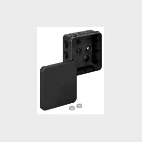 Membranlda 2K12, Ip55 85X85 Mm Svart