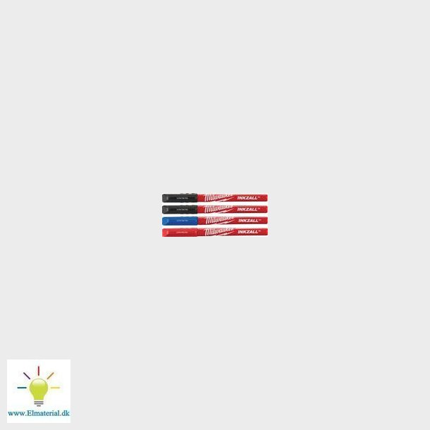 M&frac34;rkepen Ultra Tynd Spids Ass Farver 4S