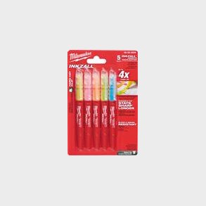 Highlighter Overstregningspen I 5 Farver