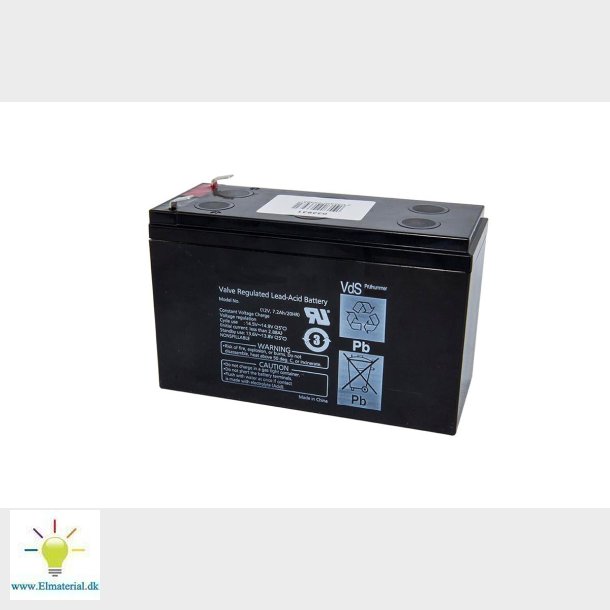 S200, S400, 12V batteri (7.2Ah)