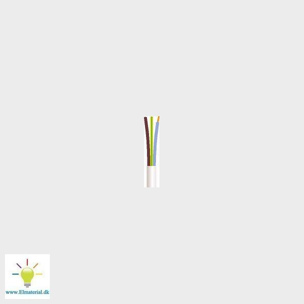 Kabel 3G0.75 H03Vv-F, Vit.100Rg