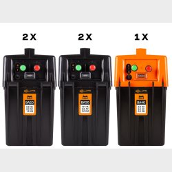 9V Powerdeal Pakke tilbud 2x BA20, 2x BA30, 1x BA40