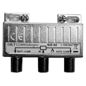 Signia Fordeler SIS 02 2-vejs, 3,4dB, Docsis 3,1, 5-1300MHz