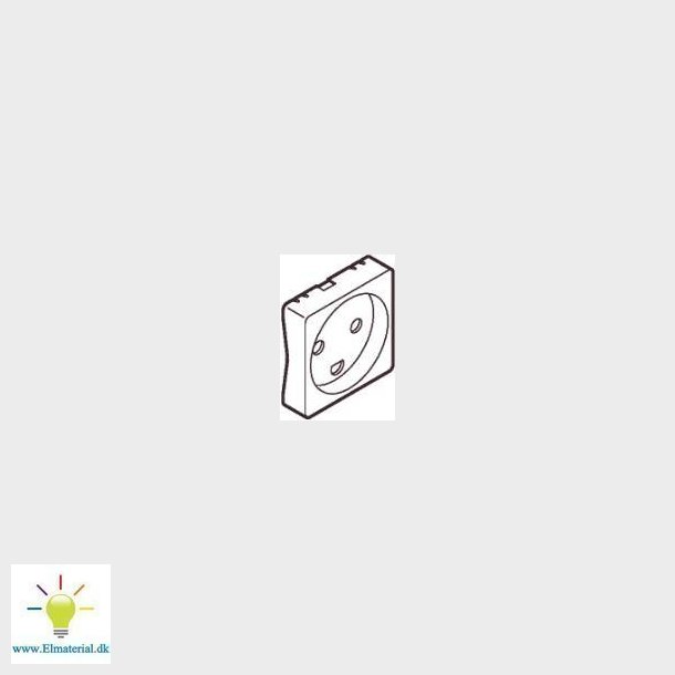 Fuga Afdkn 1M Stikkontakt M/Jord