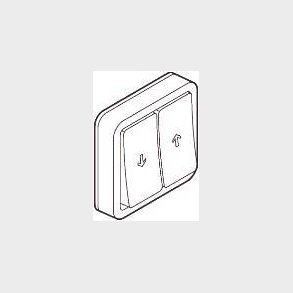 Opus®74 Switch Jalousie, ljusgr