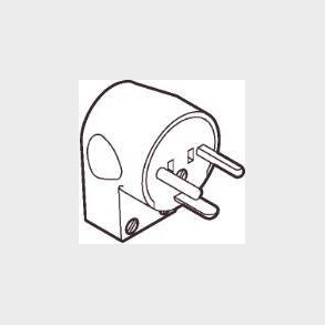 Plugg Hosp.M / J Vink.090 Vit