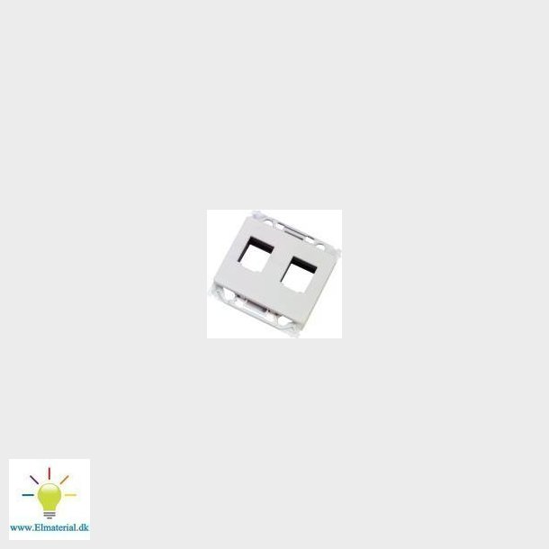 Udtag 2Xrj45 Keyst Opus Lige Hv
