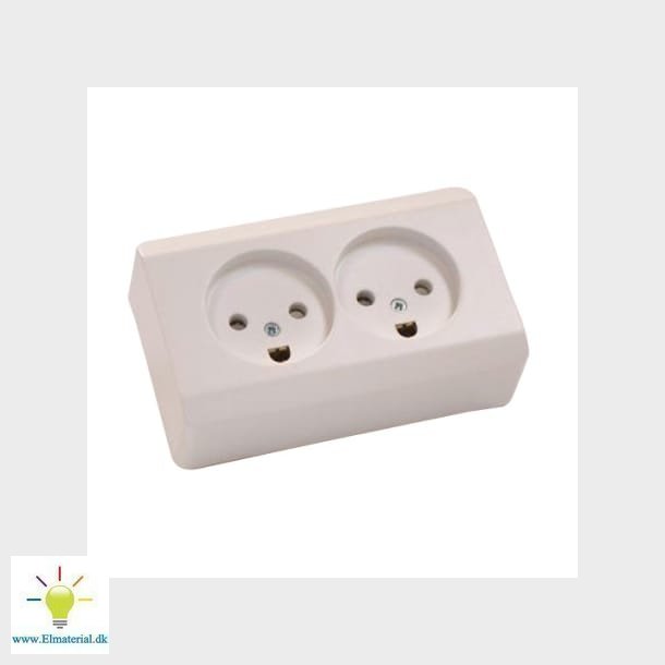 Opus66 Stikk Dobb Udv M/J  Hvid