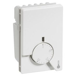 Fuga Termostat med natsnkning, 4 m kabel og gulvfler, hvid.