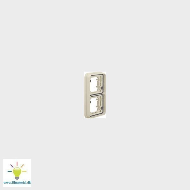 Ramme Dobbelt Lodret Hvid W.1