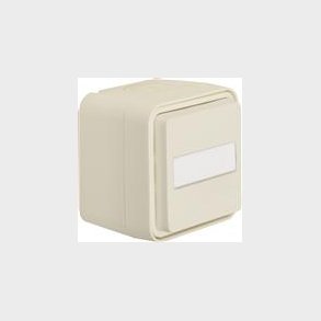 W1 Socket Schuko Textfield White