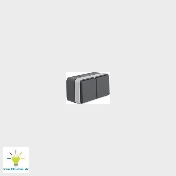 Stikk. Dobbelt Vandret Gr&#140; Komplet W.1