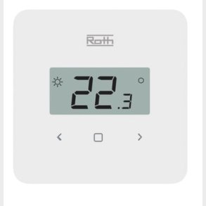 Roth Touchline� SL Standard rumtermostat, hvid