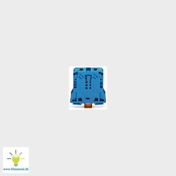 2-Leder Gennemgangsklemme 50Mm&sup2; Bl