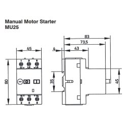 Manuell Motorskydd Mu25 6.3-10
