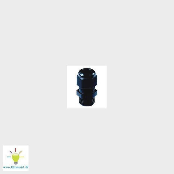 Forskruning Sort M25 Lang Gevind 11-17Mm