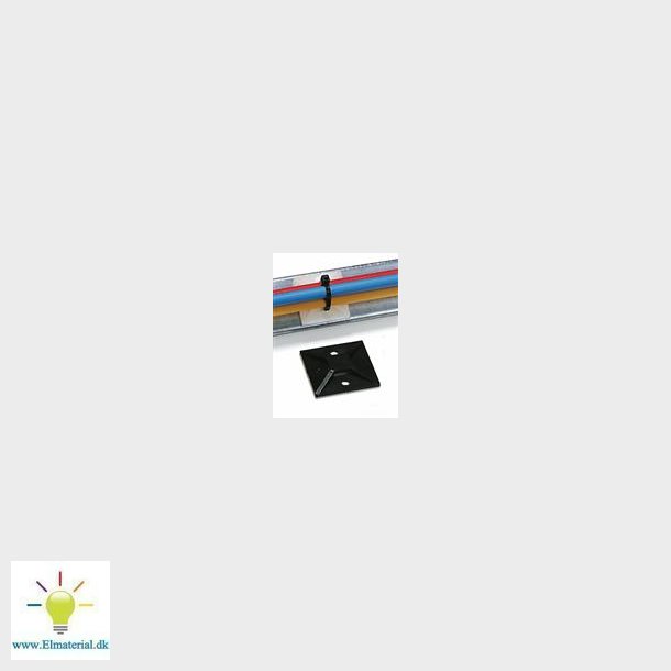 Sokkel M/Lim 19,0X19,0, Sort