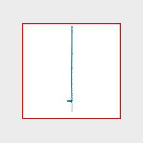 Plast Pael Extra med 12 clips, längd 142cm Turkosfärg