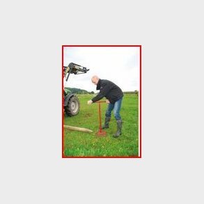 Jordborrning för att posta upp till 14 cm ö