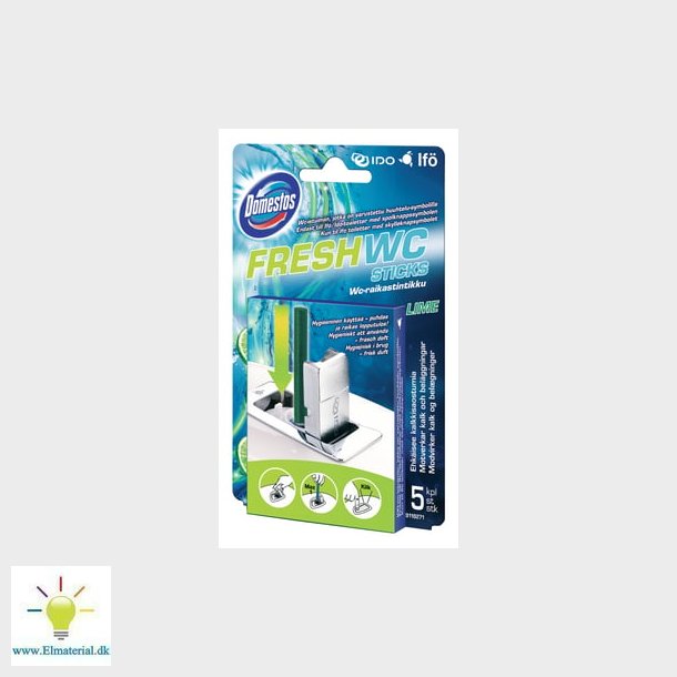 If fresh WC-sticks lime, ske  5 stk.