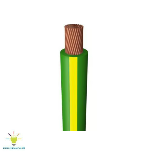 Monteringsledning H07Z-K 95C 1G6,0 GRN/GUL R100